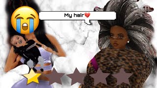 GOING TO THE WORST SALON IN THE WORLD 🌎 IMVU SKIT [upl. by Ahsei954]