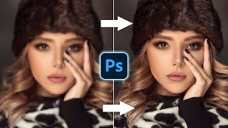 Easily Convert Low To High Resolution Photos In Photoshop [upl. by Friedland793]