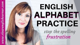 How to Say English Letters American English Alphabet Pronunciation [upl. by Annocahs]