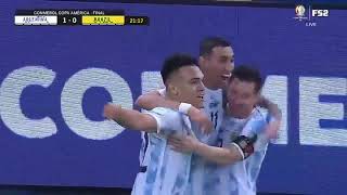 Argentina vs Brazil  Copa America Final 2021  Extended Highlights and Celebrations  English [upl. by Joeann]