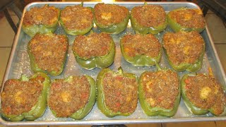 How to make New Orleans Stuffed Bell Peppers [upl. by Nnovahs373]