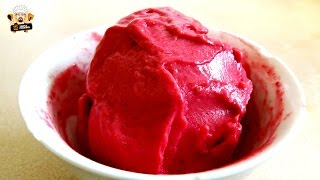 2 INGREDIENT RASPBERRY SORBET RECIPE [upl. by Millard]