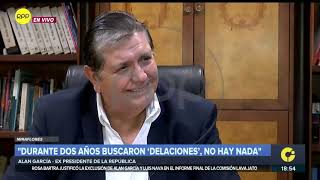 Entrevista completa  Alan García quotDurante años buscaron Delaciones no hay nadaquot [upl. by Nagle]