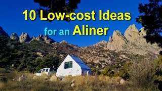 10 Easy and LowCost Ideas for Your Aliner or Trailer [upl. by Gutow]