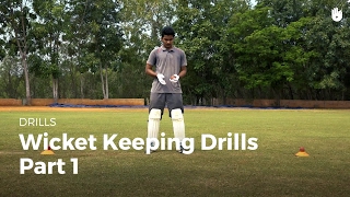 Wicket Keeping Drills  Part 1  Cricket [upl. by Nerw]