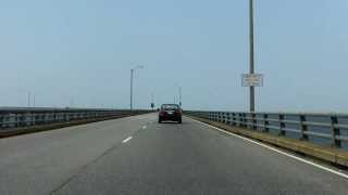 Chesapeake Bay BridgeTunnel northbound [upl. by Yereffej]