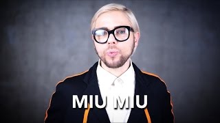 How to pronounce MIU MIU [upl. by Alleras350]