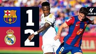 FC BARCELONA 1 vs 2 REAL MADRID  EL CLÁSICO  LALIGA 202324 MD11 [upl. by Rizas195]