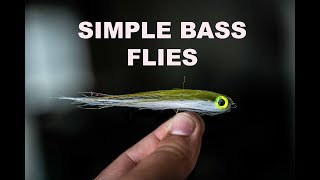 FLY TYING FRIDAY two easy and effective bass flies [upl. by Gerrald708]