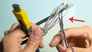 What Happens If You Cut Wires in HDMI Cable [upl. by Hollenbeck]