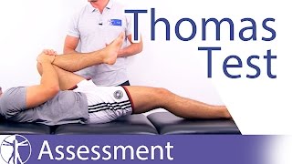 Thomas Test  Iliopsoas Tightness [upl. by Yelnoc]