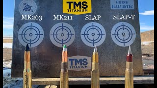 58quot Titanium vs 50 Cals Best Rounds AP Raufoss SLAP amp SLAPT [upl. by Sirromal599]