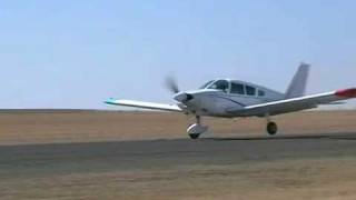 Piper Warrior Crash Landing At Bethlehem Aerodrome [upl. by Cathrine873]