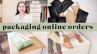 PACKAGING MY ONLINE ORDERS  Tips amp Tricks Stock Organization Detailed process [upl. by Eissert]