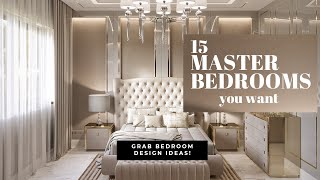 15 luxury master bedroom interior designs amp latest decorating ideas [upl. by Anaik]