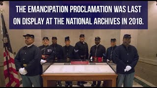 Emancipation Proclamation 156th Anniversary at National Archives 2019 [upl. by Elpmid688]