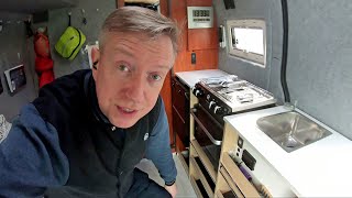 DIY Camper Van Kitchen Oven Install [upl. by Meador320]