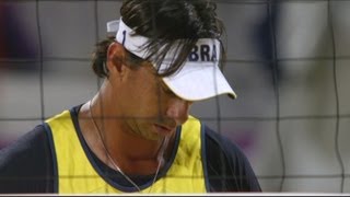 Beach Volleyball Mens Quarterfinals  Germany v Brazil Full Replay  London 2012 Olympics [upl. by Nwahsyar]