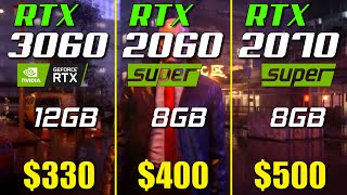 RTX 3060 vs RTX 2070 Super vs RTX 2060 Super  Test in 10 Games [upl. by Htrahddis973]