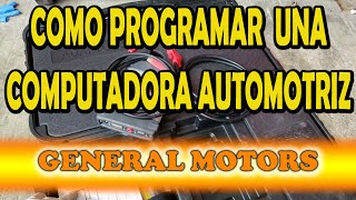 Como programar computadoras Automotrices usando la J2534 CHEVROLET [upl. by Asfah605]