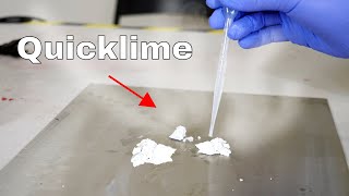 Dont Put Water on Chalk—Quicklime [upl. by Atterahs]