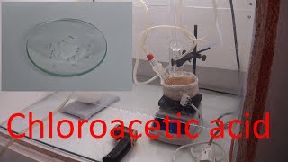 Synthesis of chloroacetic acid [upl. by Akienaj]