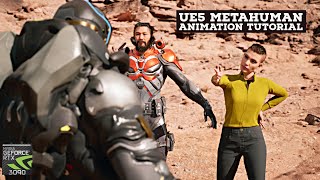 Unreal Engine 5 Metahuman Animation Tutorial [upl. by Nylacaj]