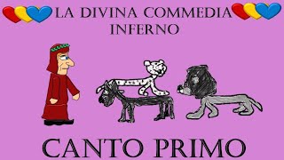 Il Primo Canto dellInferno in 4 minuti DIVINA COMMEDIA [upl. by Aryamoy761]