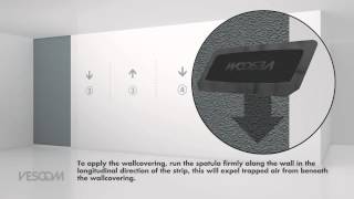 Vescom  wallcovering application instruction [upl. by Harak]