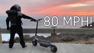 RION RE90 Electric Scooter Review  The Worlds Fastest Hyperscooter [upl. by Nyraa]