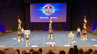 Pikeville Junior High Cheerleading 2019 UCA Finals Performance [upl. by Starla]