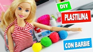 DIY Plastilina Casera para Niños  Haz Manualidades con Barbie [upl. by Raphael]