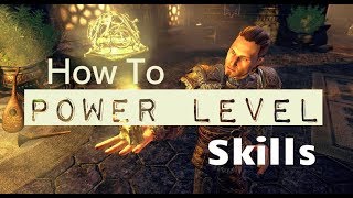 ESO Leveling Guide How to Level Up Skills FAST in The Elder Scrolls Online [upl. by Tryck]