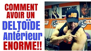 Musculation  Unique Mouvement Pour Le Deltoïde Antérieur [upl. by Hairahcaz26]