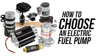 How to choose an Electric Fuel Pump [upl. by Negris792]