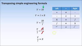 Transposing of Formula [upl. by Ahsitul914]