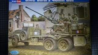 HobbyBoss GMC Bofors 40mm Gun 135 [upl. by Namrac]