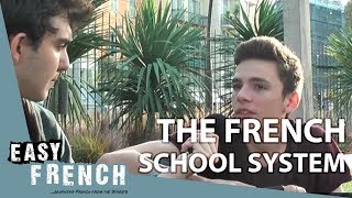 Le système scolaire français  Easy French 14 [upl. by Llerihs]