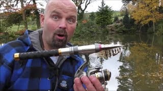 Lixada Telescopic Fishing Rod and Reel  REVIEW [upl. by Auberon]