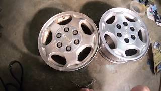 How to remove corrosion from aluminum rims [upl. by Lleryt]