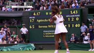 Serena Williams► Serves 4 ACES in a row  Wimbledon 2012 [upl. by Asyle269]