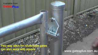 Gate Latch 2 way for round pipe and square [upl. by Prichard807]