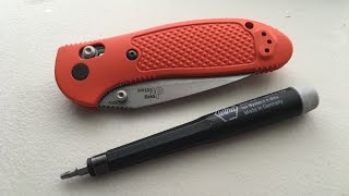 How to disassemble and maintain your Benchmade Ritter Griptilian Pocketknife [upl. by Lizabeth452]