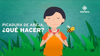 Picadura de abeja ¿qué hacer  Clínica Alemana [upl. by Eirellav434]