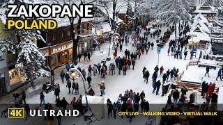 Walking Tour ZAKOPANE  Poland 4K [upl. by Litch764]