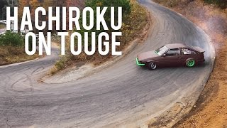 Hachiroku On Touge  ハチロク Drift  Ebisu Circuit Autumn Matsuri [upl. by Koby222]