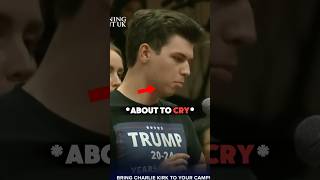 Charlie Kirk Makes a WOKE Activist CRY shorts charliekirk debate [upl. by Rogozen782]