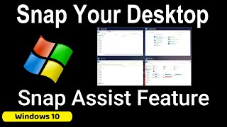 How to use Snap Assist in Windows 10  Windows 10 Feature [upl. by Frech]