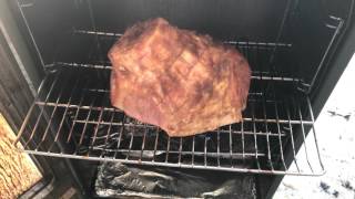 Smoked Ham On Masterbuilt Smoker  Ham Recipe [upl. by Erasmo922]