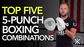 5 MUST KNOW Punch Combinations in Boxing [upl. by Yelda]